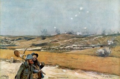 De Heuvels en Fort van Douaumont, Verdun, Frankrijk, 18 maart 1916, 1926 door Unbekannt