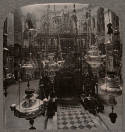 De Heilige Grafkerk, Jeruzalem, ca. 1900 door Unbekannt