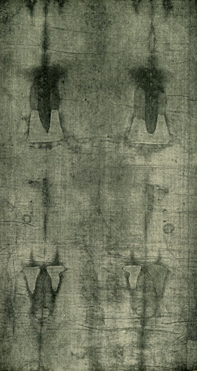 De Heilige Lijkwade - Afdruk van het Lichaam Gezien van Achteren, 1902 door Unbekannt