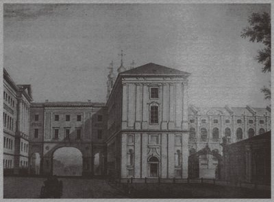 Het Keizerlijk Lyceum in Tsarskoye Selo, 1822 door Unbekannt