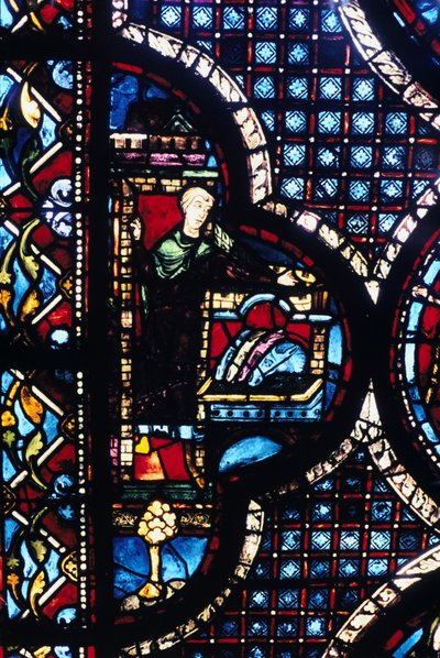 De Herberg, glas-in-lood, Kathedraal van Chartres, Frankrijk, 1205-1215 door Unbekannt