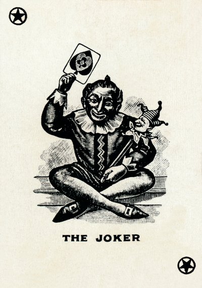De Joker van een kaartspel van Goodall & Son Ltd., ca. 1940 door Unbekannt