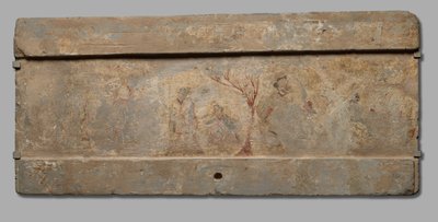 Het doden van drie krijgers met twee perziken, 206 v.Chr. - 220 n.Chr. door Unbekannt
