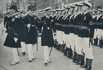 De koning opent de Marineweek in Portsmouth, ca. 1935-1937 door Unbekannt
