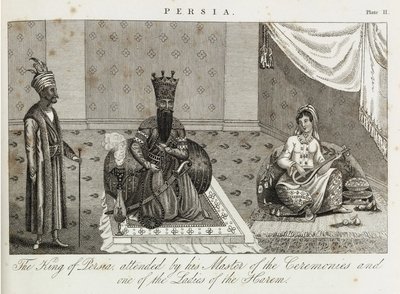 De Koning van Perzië, c.1810-1829 door Unbekannt