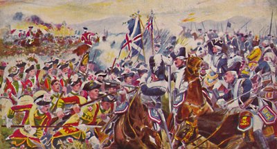 The Kings Own Yorkshire Light Infantry. De slag in de rozenvelden bij Minden, 1759, 1939 door Unbekannt