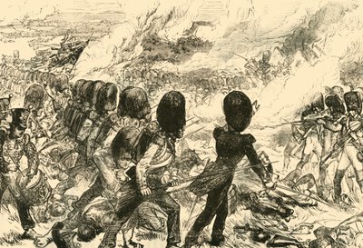 De Laatste Aanval bij Waterloo, 1815 door Unbekannt