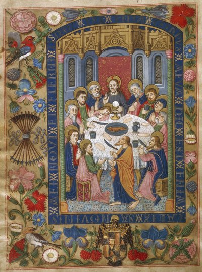 Het Laatste Avondmaal, 1502 door Unbekannt