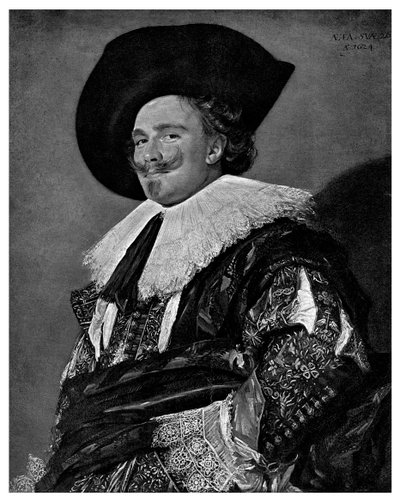 De lachende cavalerist, 1624 1901 door Unbekannt