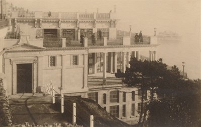 The Leas Cliff Hall, Folkestone, eind 19e-begin 20e eeuw door Unbekannt