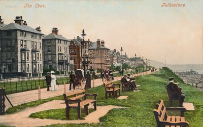 The Leas, Folkestone, eind 19e-begin 20e eeuw door Unbekannt