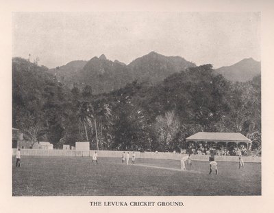 Het Levuka Cricketveld, Fiji, 1912 door Unbekannt