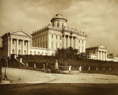 De Bibliotheek van het Moskouse Openbare Museum en Rumiantsev Museum, Rusland, 1900s door Unbekannt