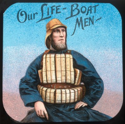 De reddingsbootmannen, ca. 1900 door Unbekannt