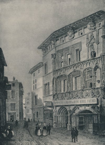 Het verblijf van Bonaparte in Valence, 1896 door Unbekannt