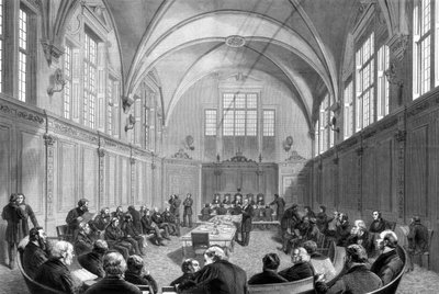 Het nieuwe kantoor van de Londense schoolraad aan de Thames Embankment, Londen, 1875 door Unbekannt