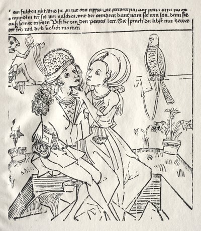 De Geliefden, c. 1470 door Unbekannt