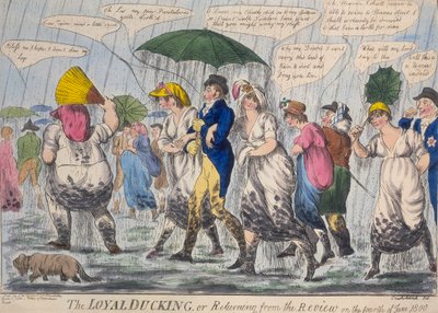 De loyale eend, of terugkeer van de recensie, 1800 door Unbekannt