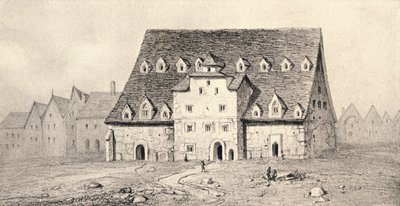 De markt van St Germain-des Prés, 1915 door Unbekannt