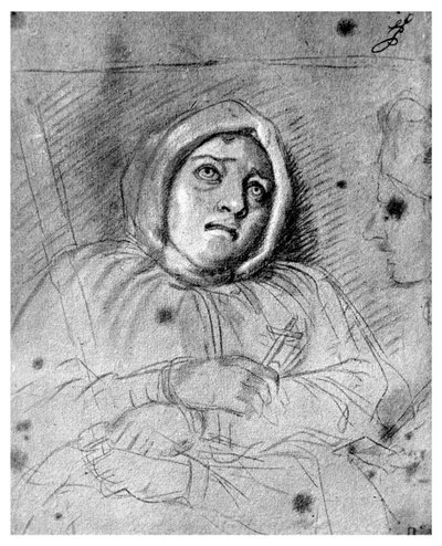 De Markiezin de Brinvilliers voor executie, 1676 1956 door Unbekannt