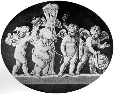 Het Huwelijk van Cupido en Psyche door Unbekannt