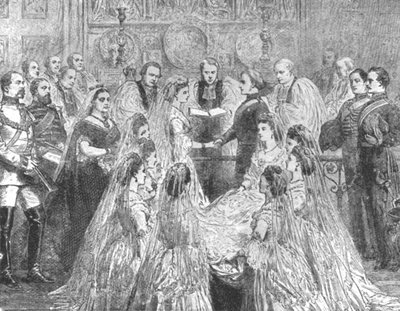 Het huwelijk van prinses Louise met de markies van Lorne door Unbekannt