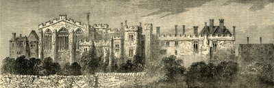 Het Klooster van St. Jan van Jeruzalem, Clerkenwell - Algemeen Zicht vanuit het Zuidoosten, c1872 door Unbekannt