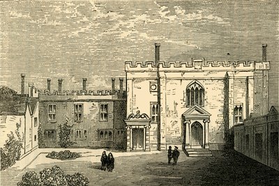 Het klooster van St. Jan van Jeruzalem, Clerkenwell - De kapel vanuit het zuiden door Unbekannt