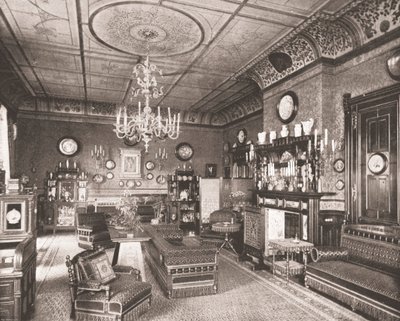 De ochtendkamer, Clarence House, Londen, 1894 door Unbekannt