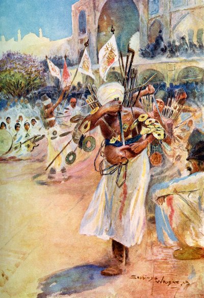 Het Muharram-festival, Perzië door Unbekannt