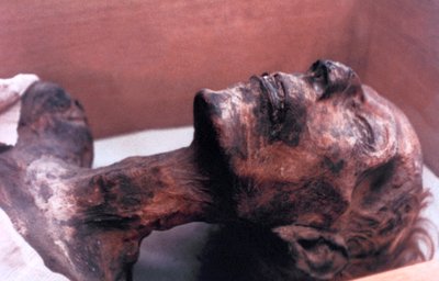 De mummie van Ramses II, Egypte, 1213 v.Chr. door Unbekannt