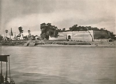 Het Murhla Fort aan de Irrawaddy door Unbekannt