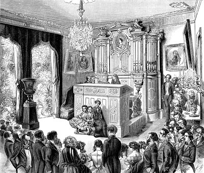 De muzikale soirée bij Pauline Viardot-Garcia door Unbekannt