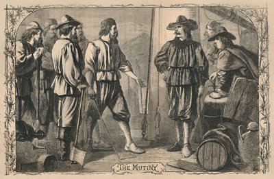 De muiterij, ca. 1870 door Unbekannt