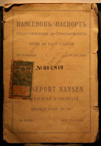 Het Nansen paspoort door Unbekannt