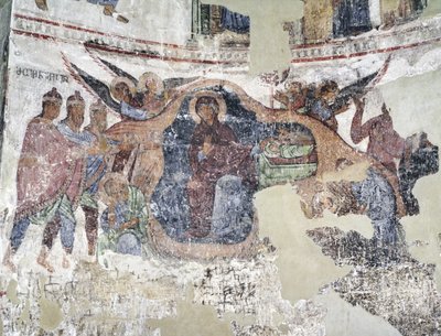 De geboorte van Christus, 1080 door Unbekannt
