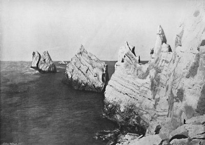 The Needles - Algemeen uitzicht, met de vuurtoren door Unbekannt
