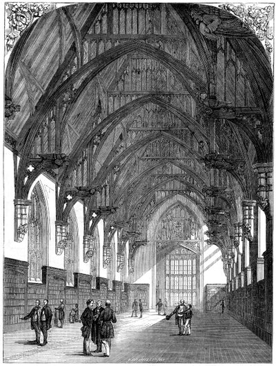 De Nieuwe Middle Temple Bibliotheek, 1861 door Unbekannt