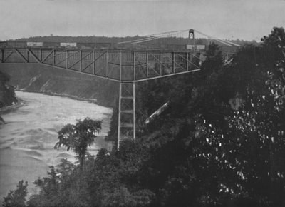 De Niagara Cantileverbrug, 19e eeuw door Unbekannt