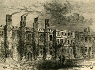 Het oude Chelsea Manor House, ca. 1876 door Unbekannt