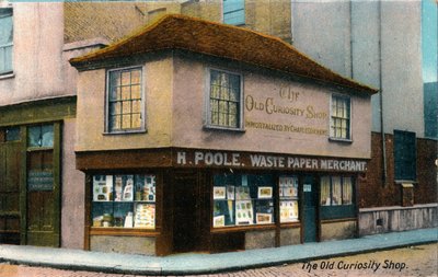 De Oude Curiosity Shop, ca. 1910 door Unbekannt