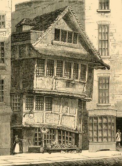 De oude fontein, in de Minories, 1798, ca. 1872 door Unbekannt