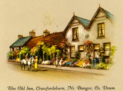 De Oude Herberg, Crawfordsburn, Nr. Bangor, Co. Down, 1936 door Unbekannt