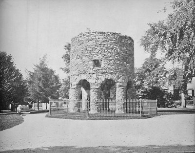 De Oude Noorse Toren, Newport, R.I. door Unbekannt