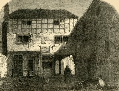 The Old Red Lion, vanaf de voorkant door Unbekannt