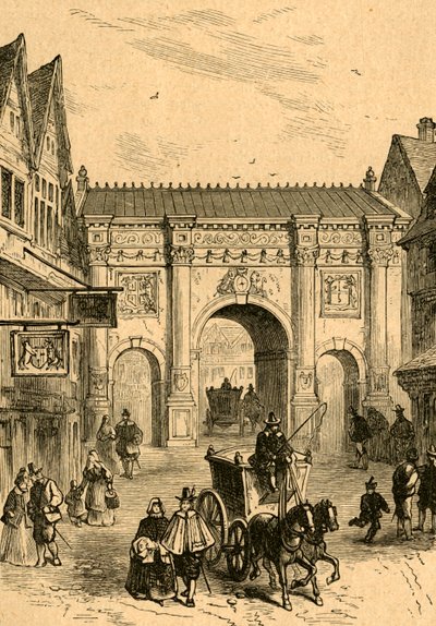 De Oude Houten Temple Bar door Unbekannt