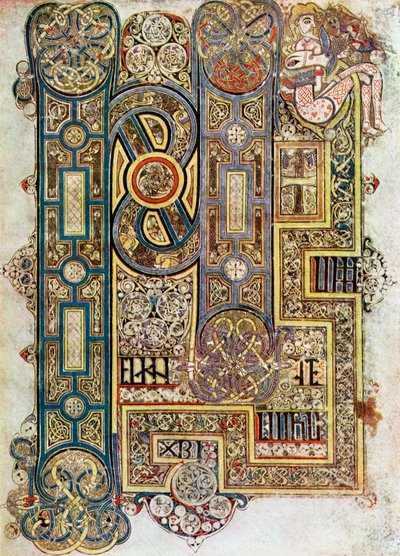 De openingswoorden van het evangelie van Marcus, 800 AD, 20e eeuw door Unbekannt