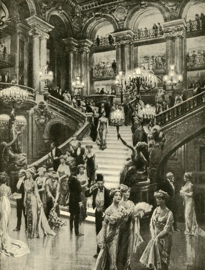 De opera in Parijs door Unbekannt