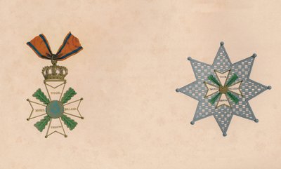 De Orde van Wilhelm van Nederland, ca. 19e eeuw door Unbekannt