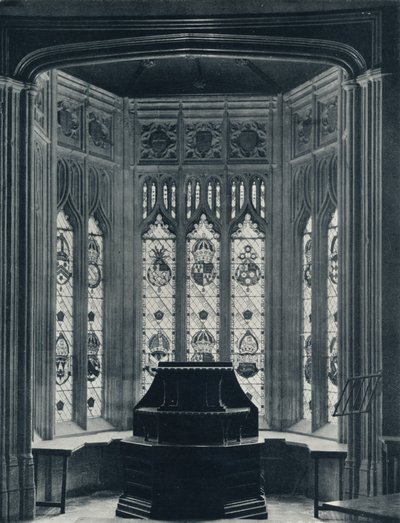 Het erkerraam in de hal, 1926 door Unbekannt